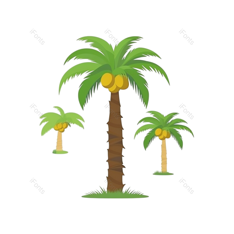 图标图片,元素元素,卡通PNG,小草免抠素材